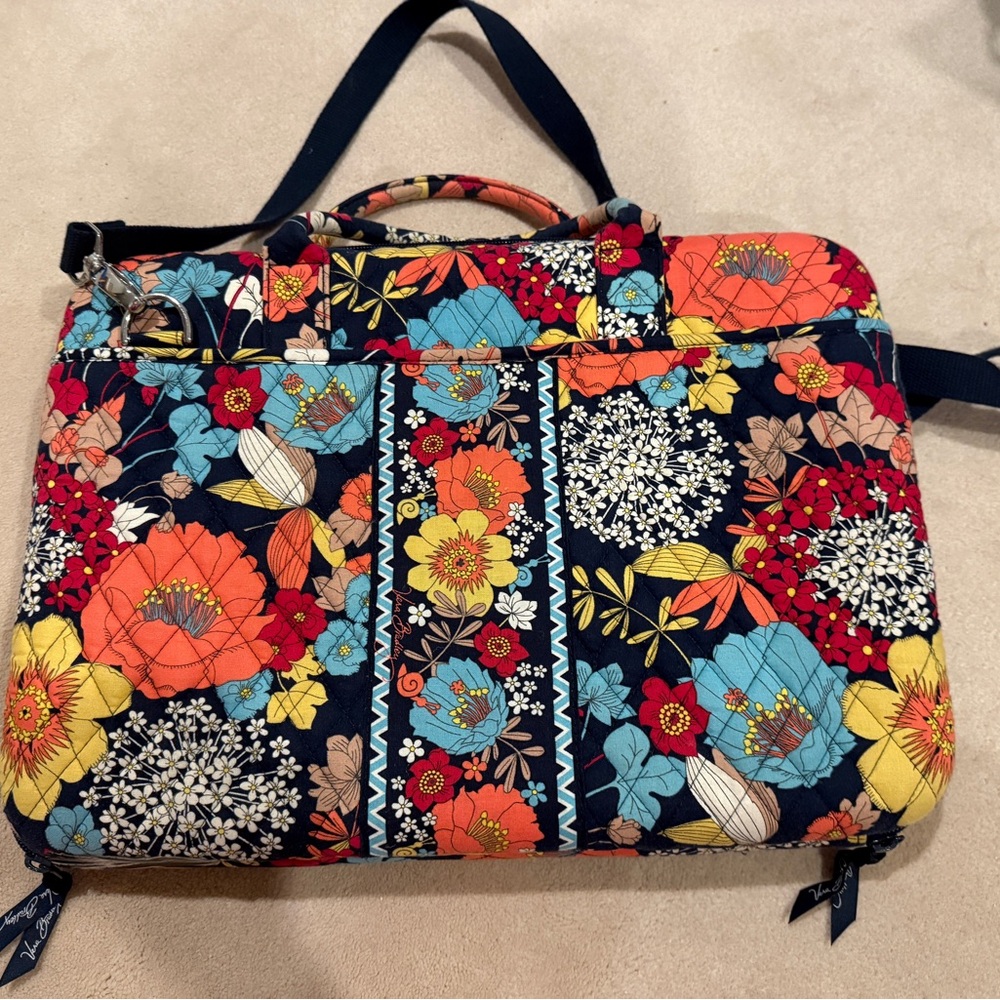 Vera Bradley Happy Snails Laptop Bag